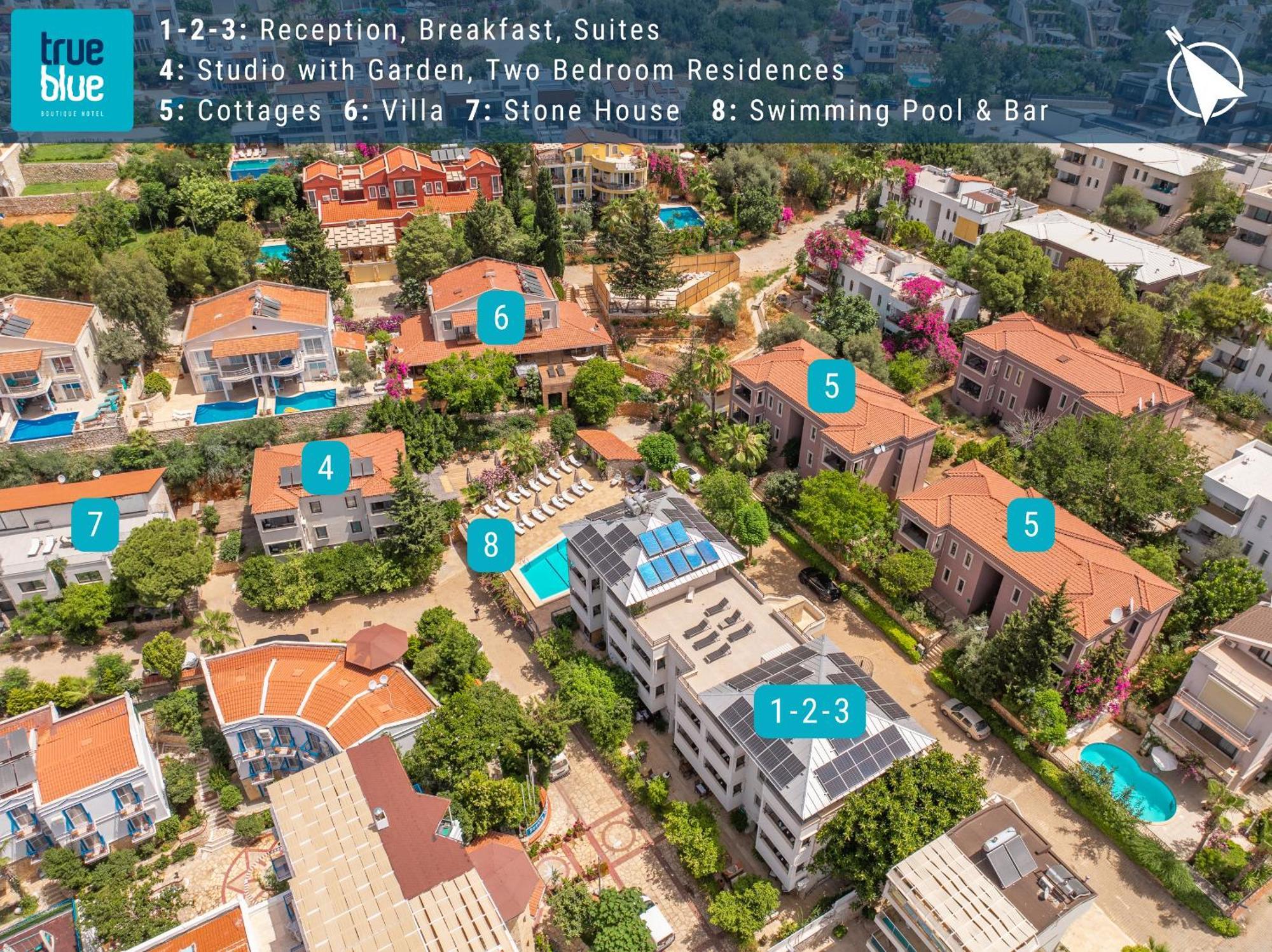 True Blue Boutique Hotel Калкан Екстер'єр фото